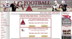 Desktop Screenshot of garnetvalleyfootball.com